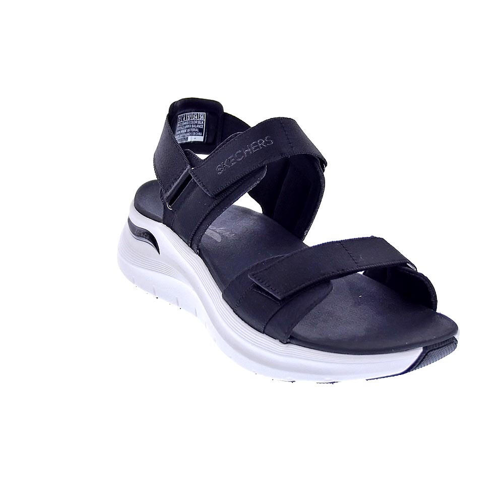 Comda SANDALE Ergonomica FEMME Skechers Arch Fit 2.0 tissu NOIR 4/5