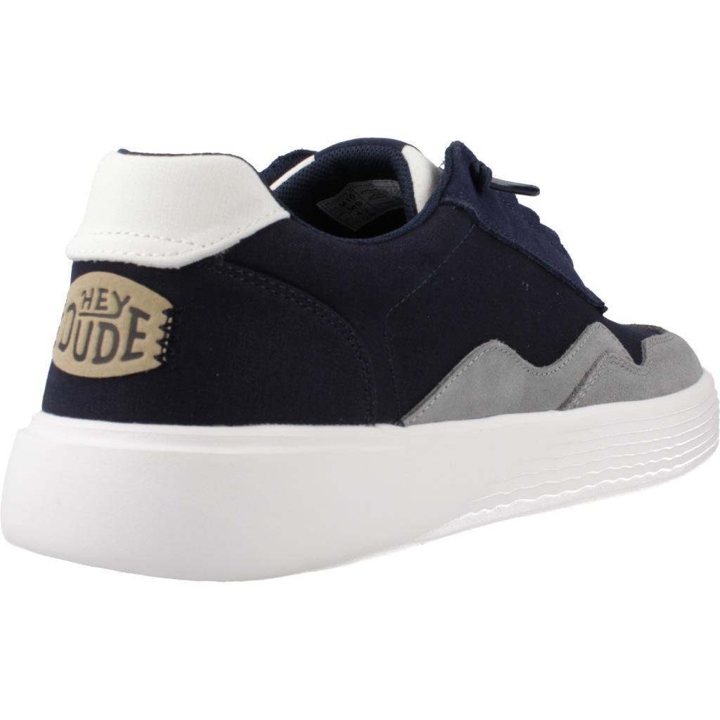 Baskets Hey Dude Modèle Hudson M Canvas Couleur Bleu 3/5