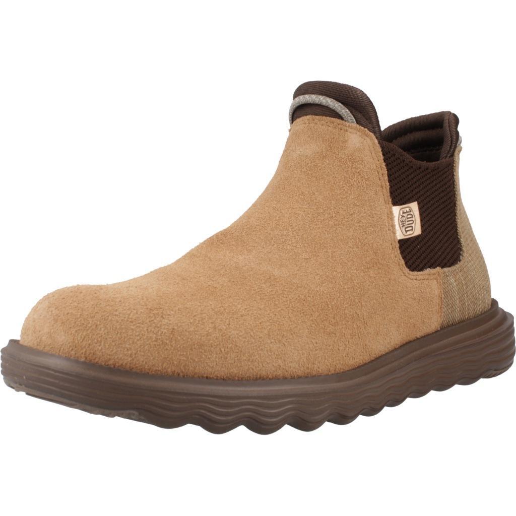 Botines Mujer Hey Dude Branson Boot Suede Marron 1/5