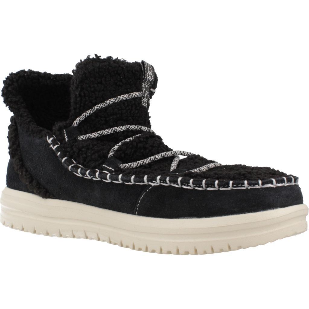 Hey Dude Model Camden Suede Cozy Kleur Zwart 5/5
