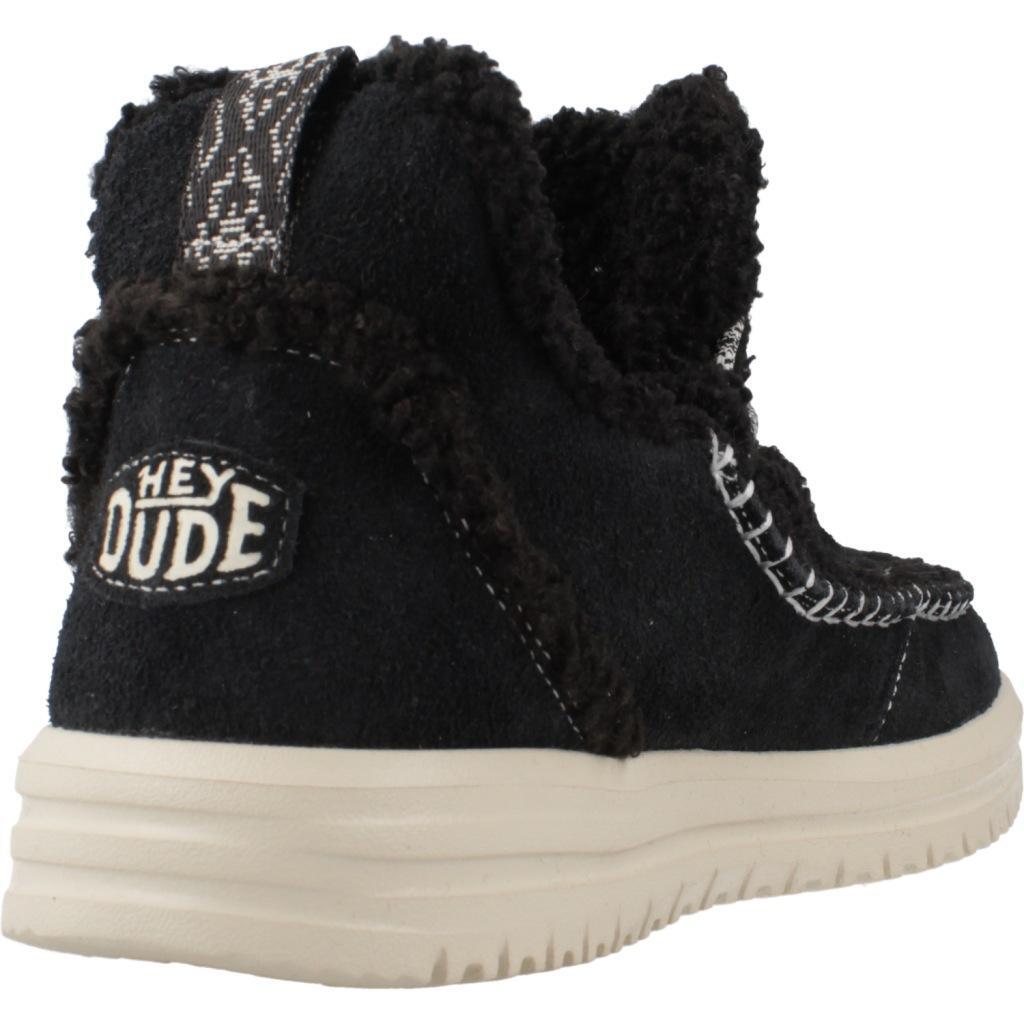 Hey Dude Model Camden Suede Cozy Kleur Zwart 3/5