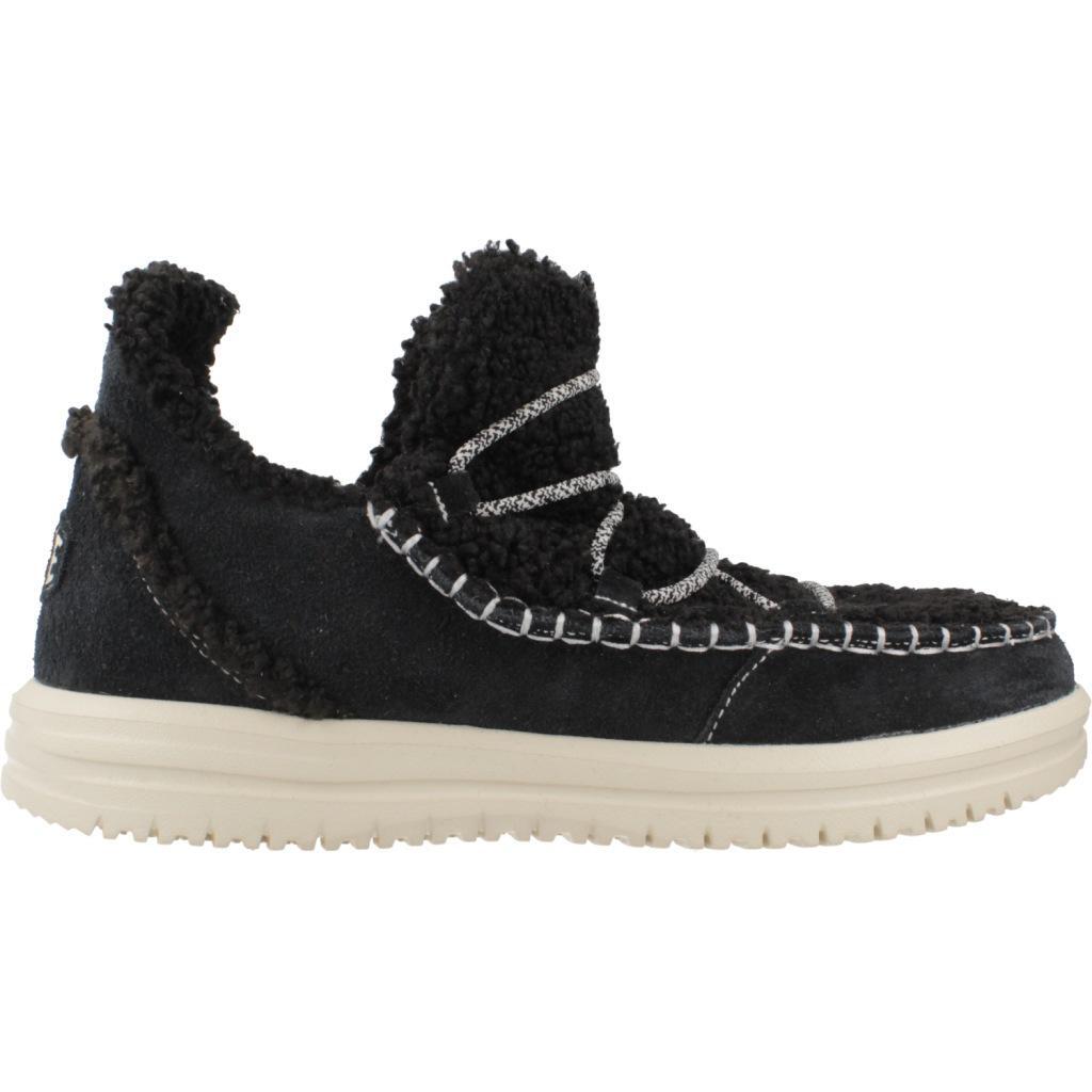 Hey Dude Model Camden Suede Cozy Kleur Zwart 4/5