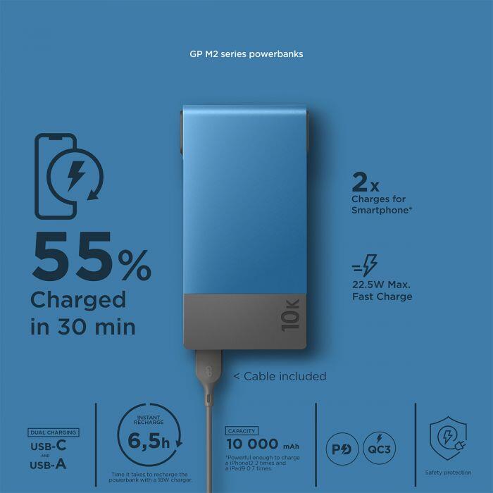 Chargeur 16W - 2500 mA + Batterie externe 10.000 mAh / 700g 7/7