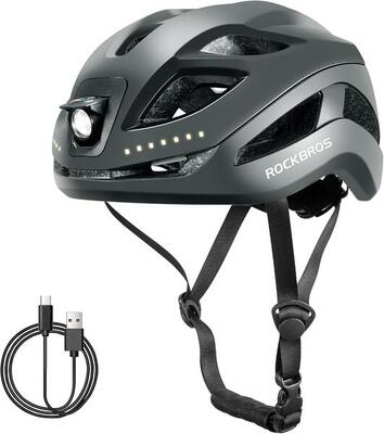 Helm fiets led oplaadbaar verstelbaar