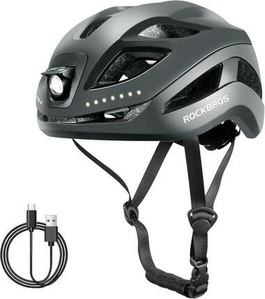 Fahrradhelm Leuchtendes LED Wiederaufladbar Einstellbar 57-61 cm