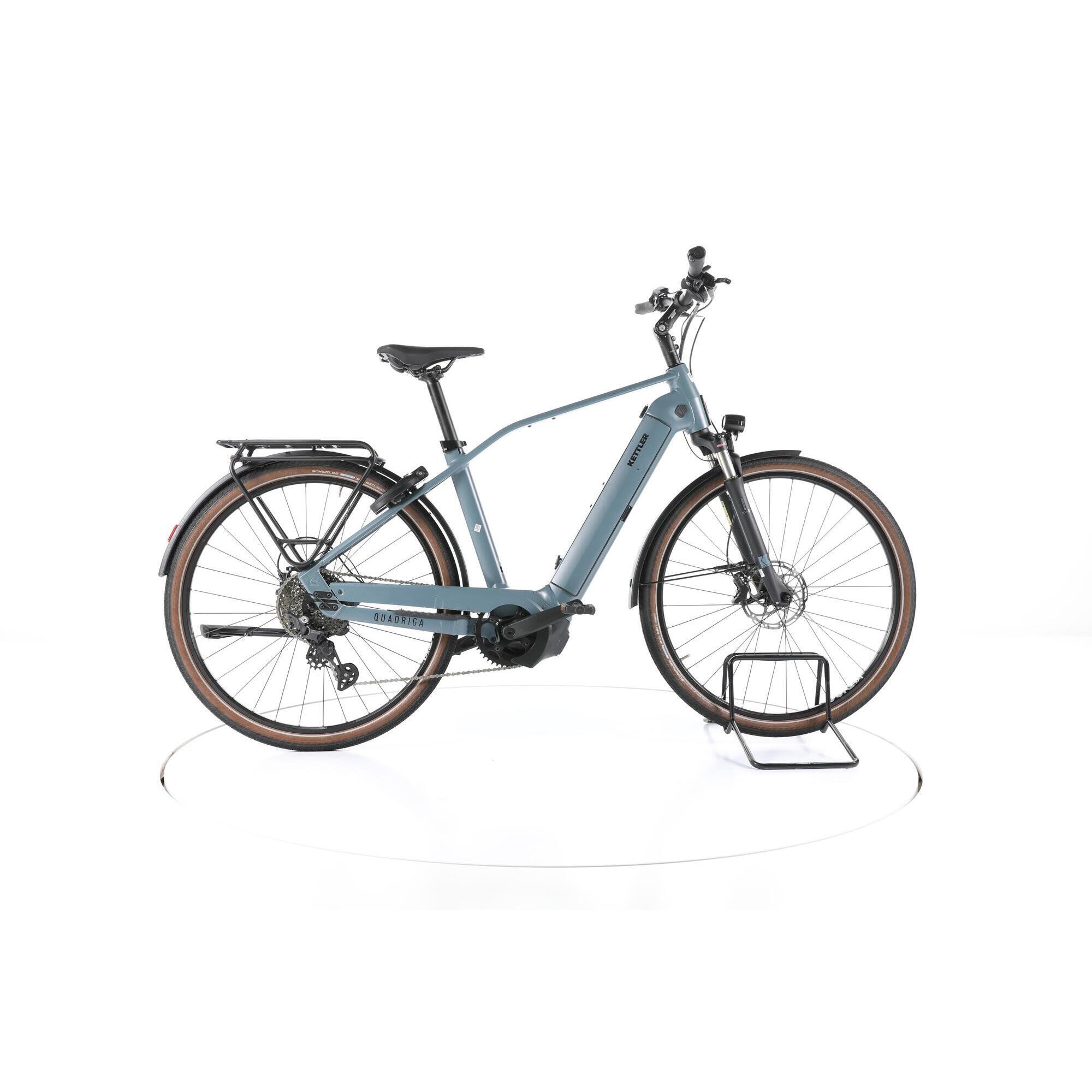 Kettler - Reconditionné - Kettler Quadriga Cx10 Trekking Vélo Électrique 2023 - Bon - Vélo De Voyage - Bleu - 48 Xl - Decathlon