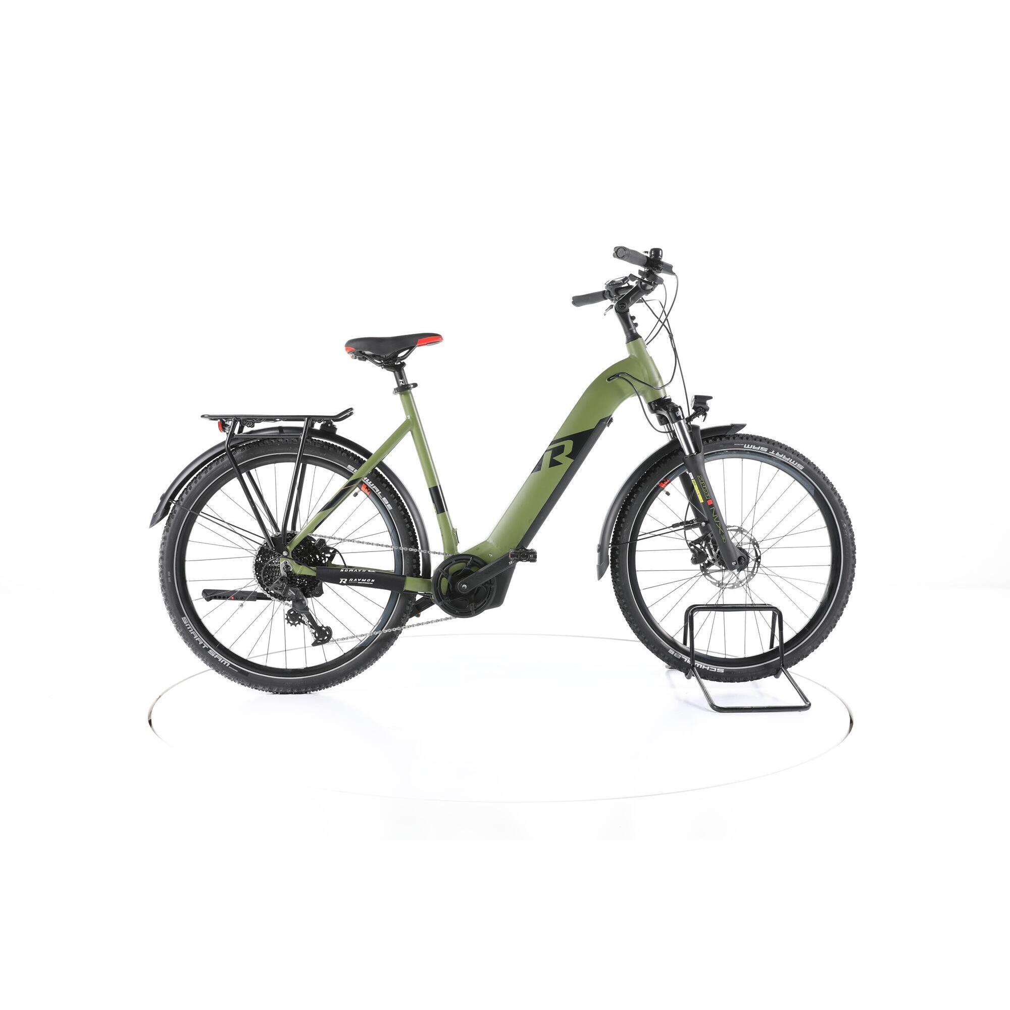 Second Life - R Raymon Crossray E 5.0 Trekking E-Bike Lage instap - Jak nowy
