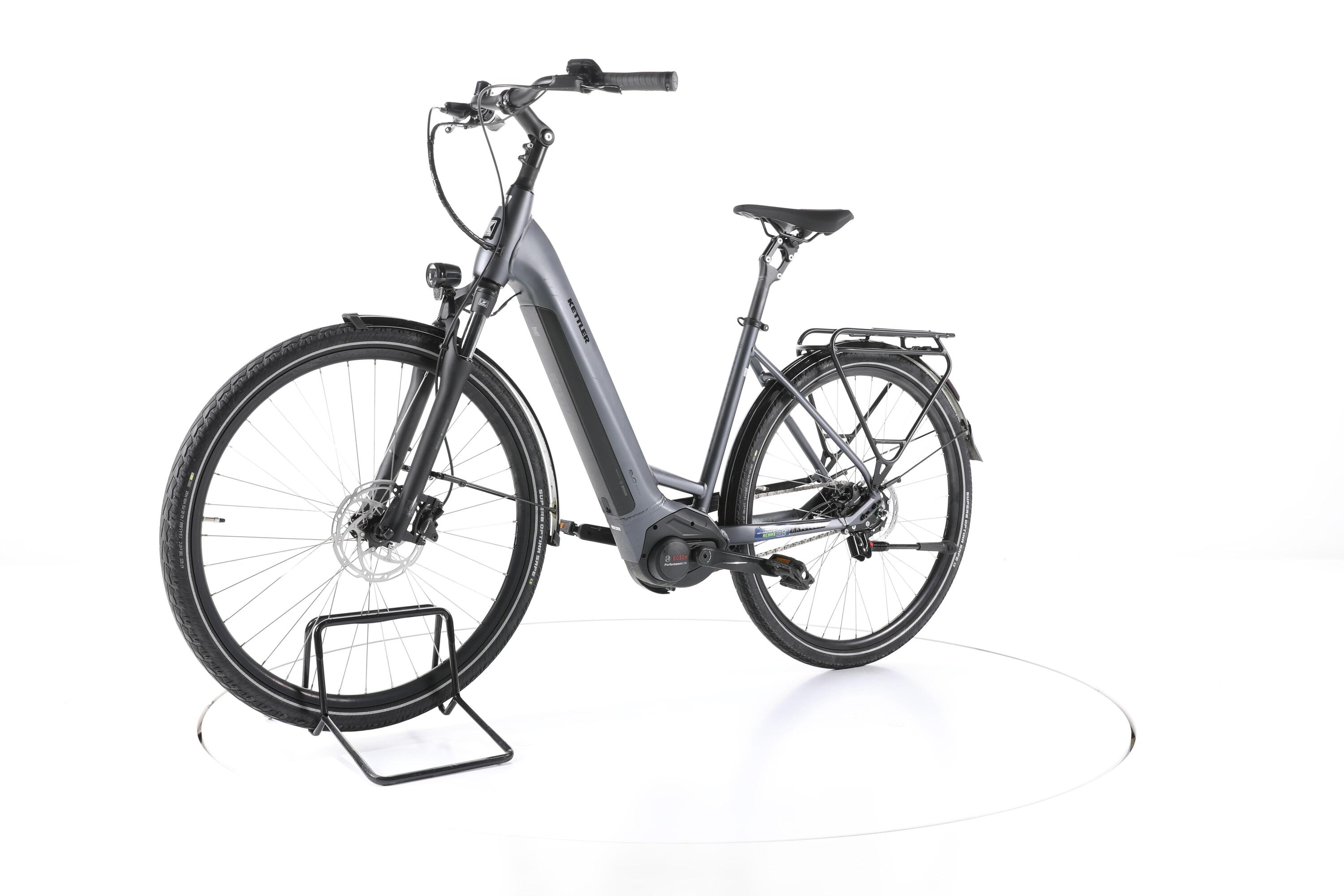 Refurbished - Kettler Traveller E-Gold 5R+ City E-Bike Lage instap  - Zeer goed 5/7