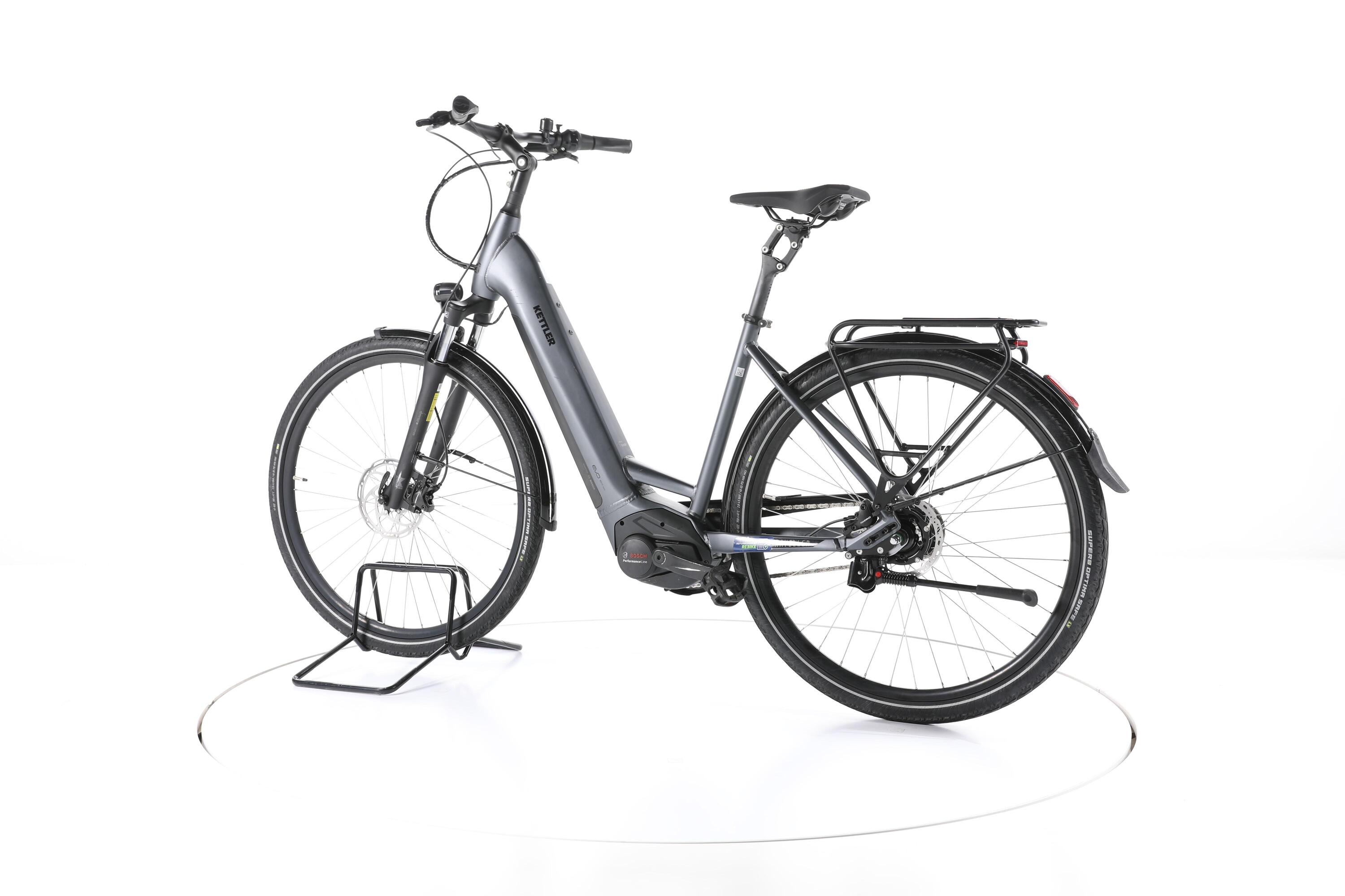Refurbished - Kettler Traveller E-Gold 5R+ City E-Bike Lage instap  - Zeer goed 7/7
