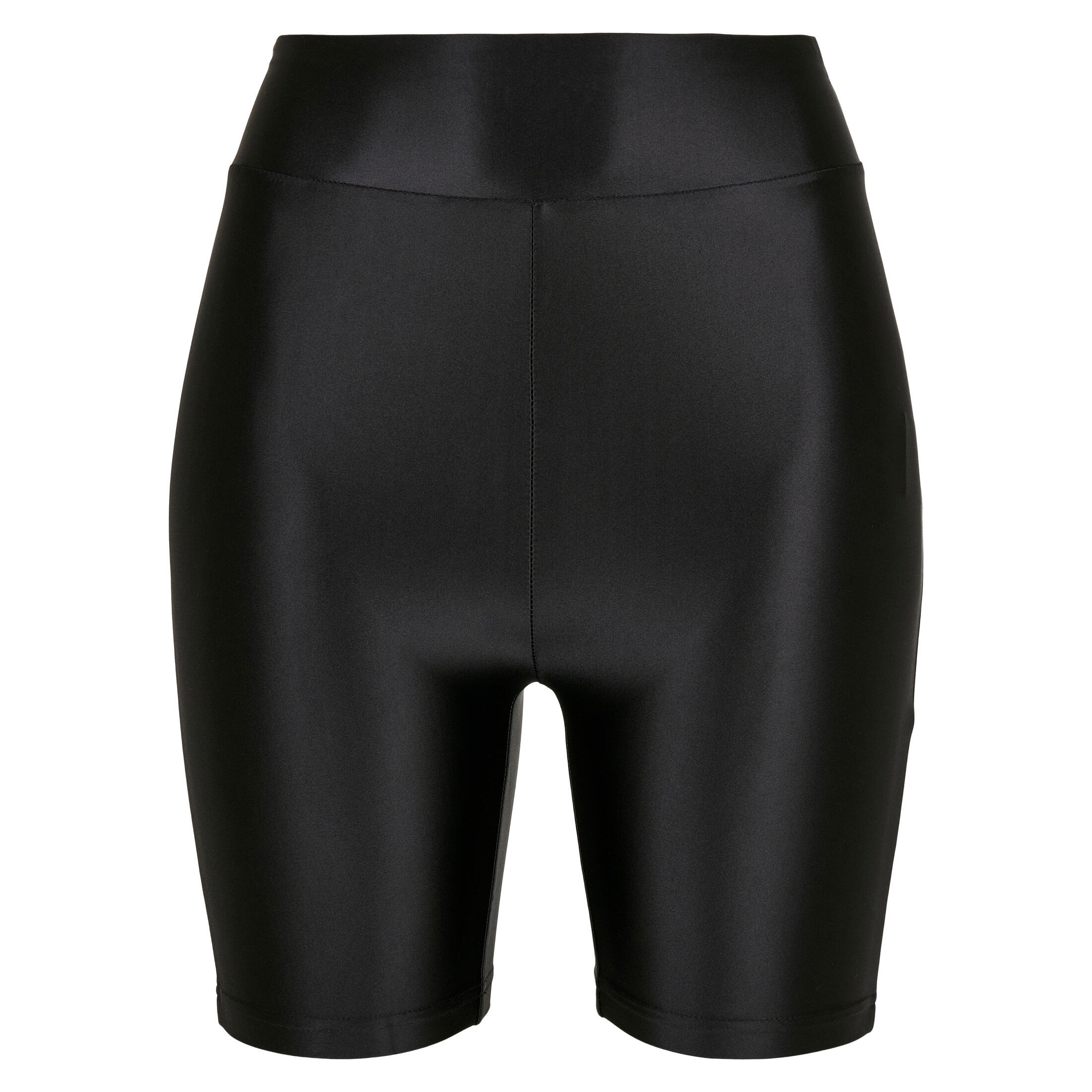 URBAN CLASSICS Pantaloncini da ciclismo donna taglie forti Urban Classics Shiny Metalic