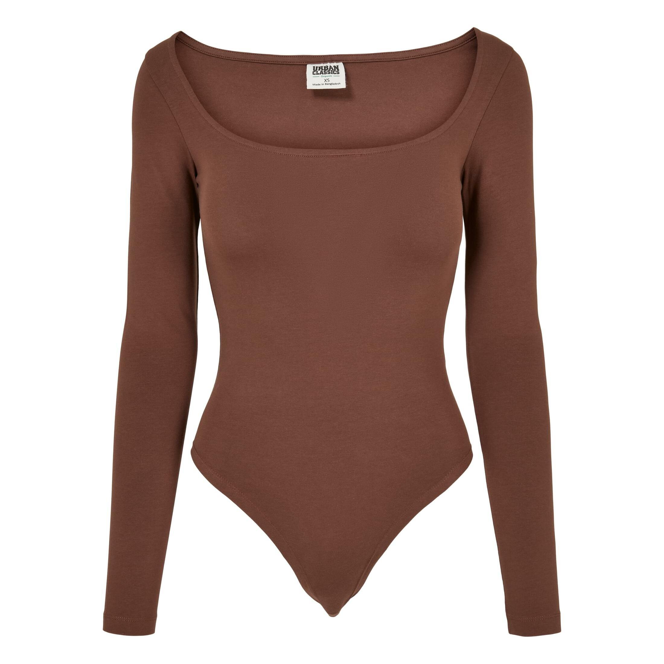 Urban Classics - Body À Manches Longues Femme Urban Classics Organic Gt - Combinaison Sèche - Marron - 52 2xl - Decathlon
