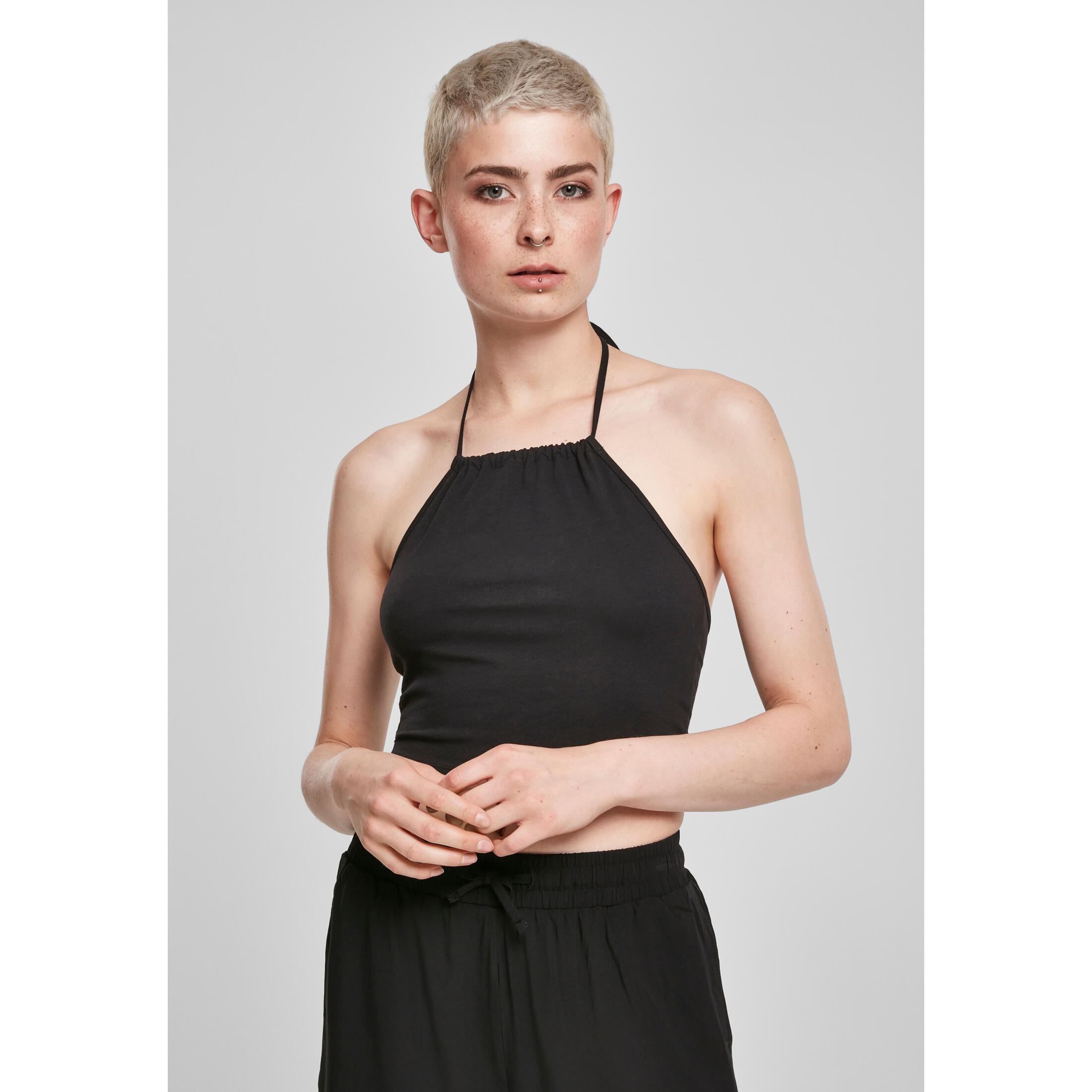 Urban Classics - Crop Top Femme Urban Classic Neholder (x2) - Débardeur - Blanc|noir - 48 Xl - Decathlon