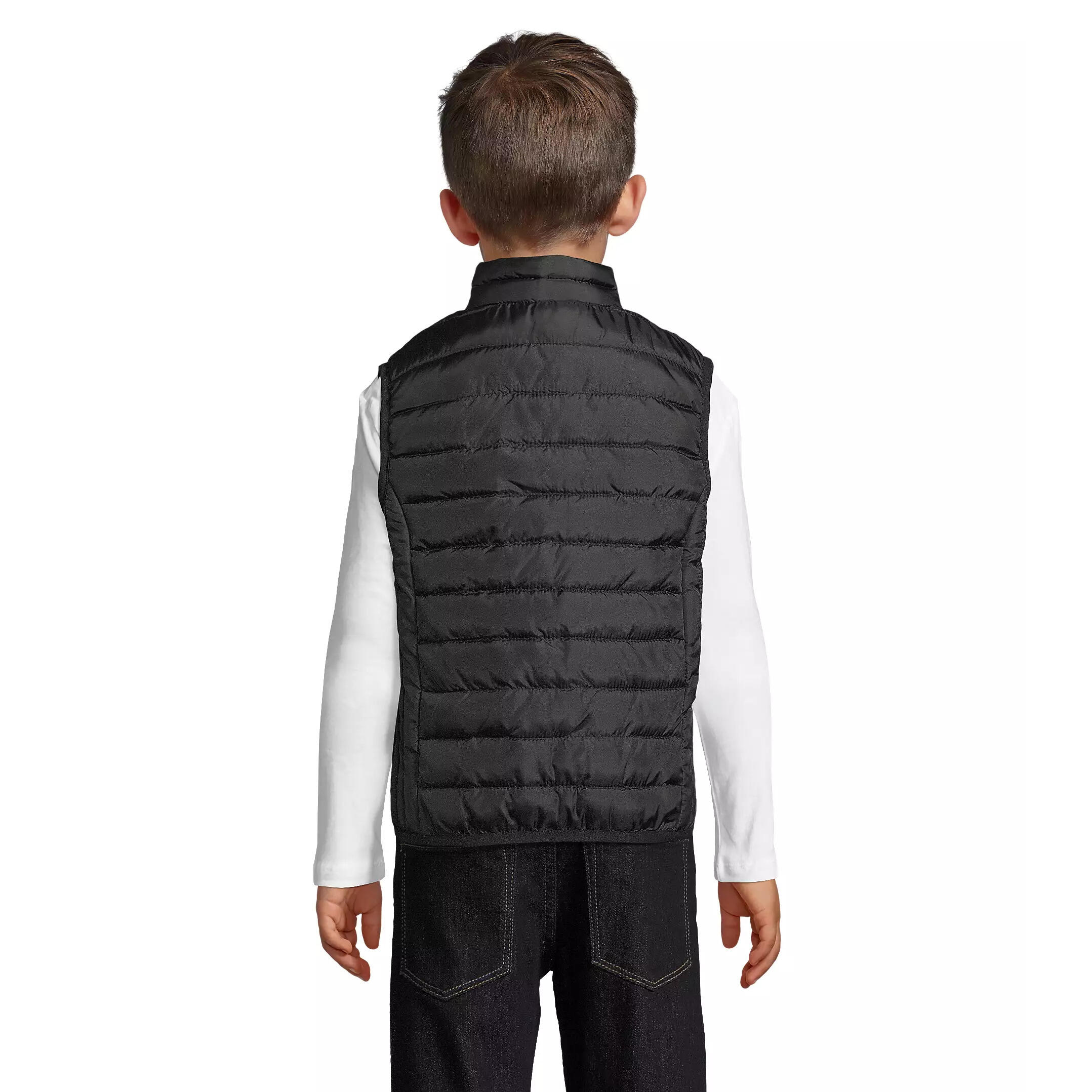 Sol's - Doudoune Sans Manches Enfant Sol's Stream - Doudoune Synthétique - Noir -  6 À 8 Ans - Decathlon