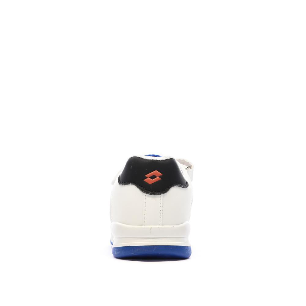 Zapatillas Lotto Verona para niño - Blanco, Negro y Rojo 3/7
