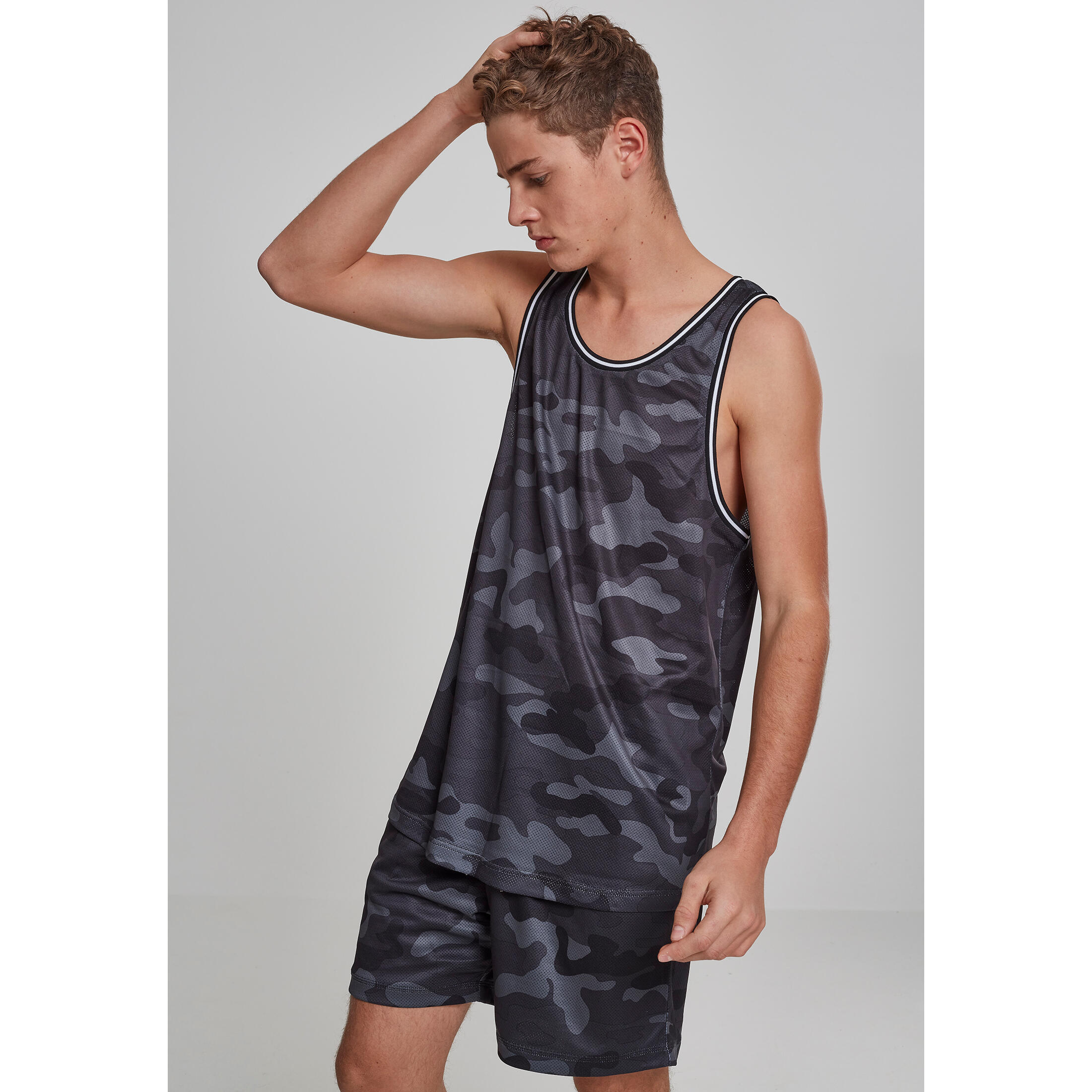 Urban Classics Tank Top Uomo – Canotta Regular Fit In Grobripp, Nera, Per Sport E Streetwear Comodo