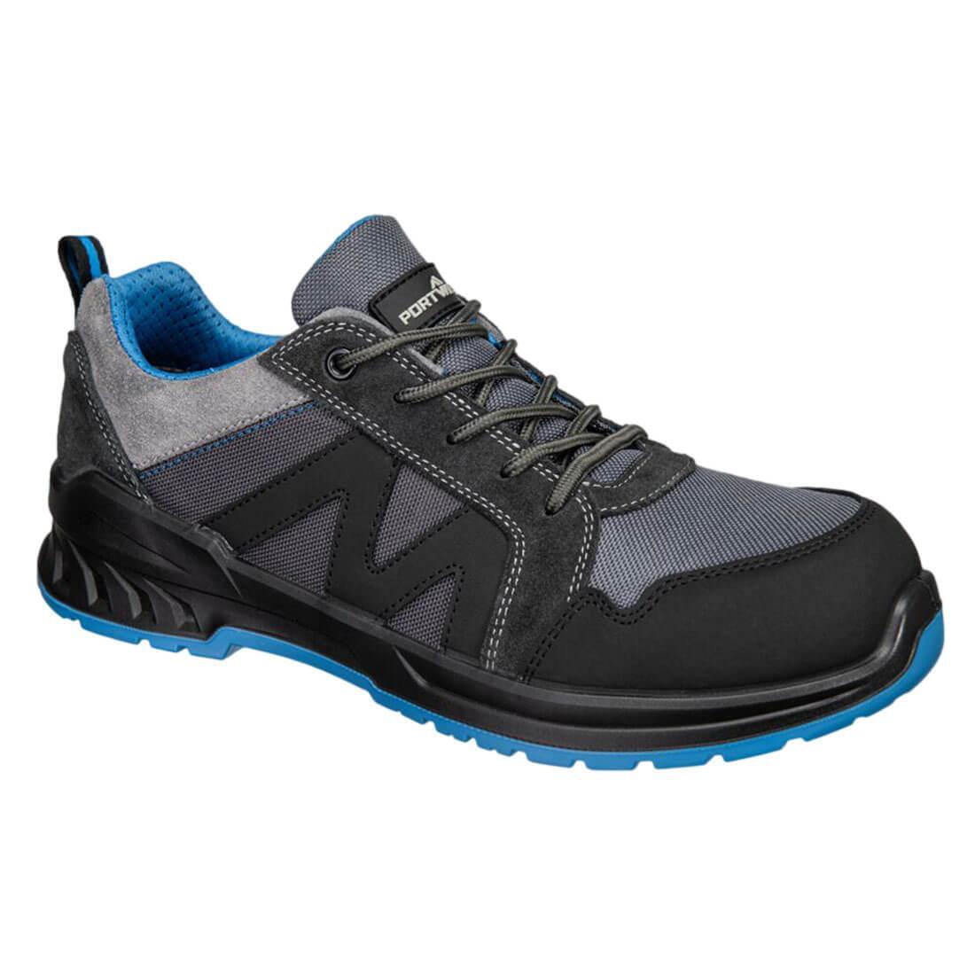 Unisex Adult Suede Trainers (Black/Blue) 1/1