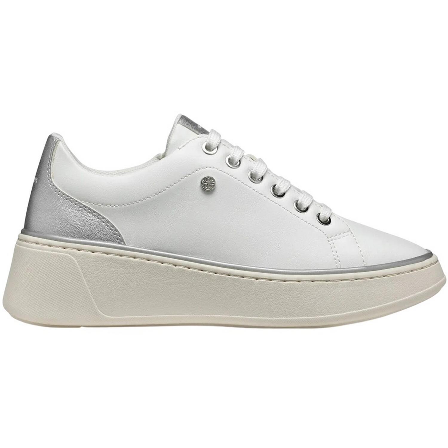 Baskets D SUNNETTY Femme (Blanc / Argenté) 3/4