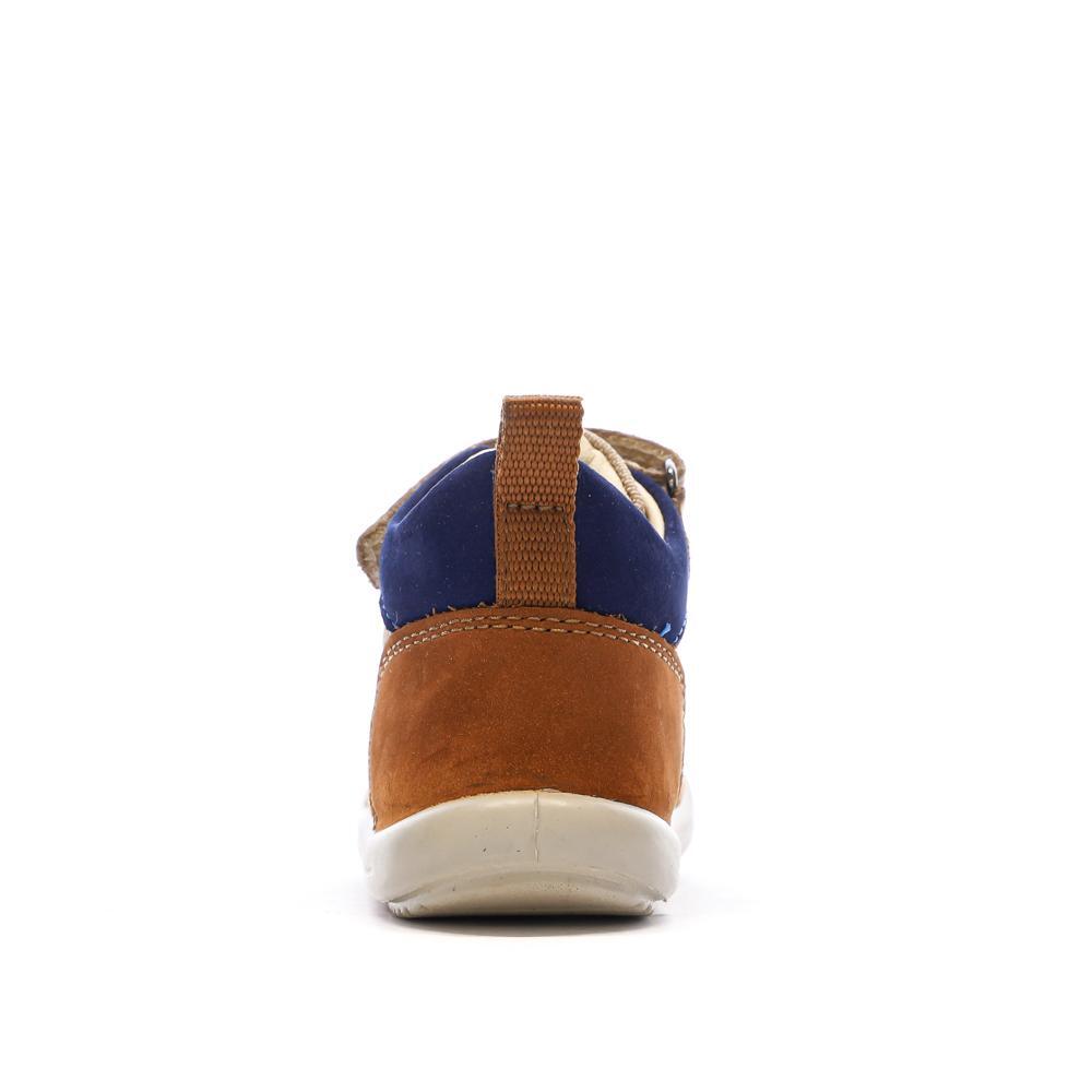 Stivaletti Alti Kickers Marroni/Beige per Bambino 4/7