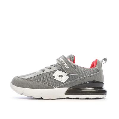 Lotto novara jongens sneakers grijs/wit