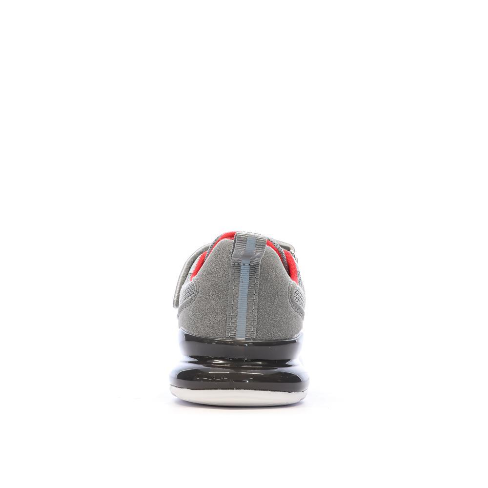 Lotto Novara Jongens Sneakers Grijs/Wit 4/7