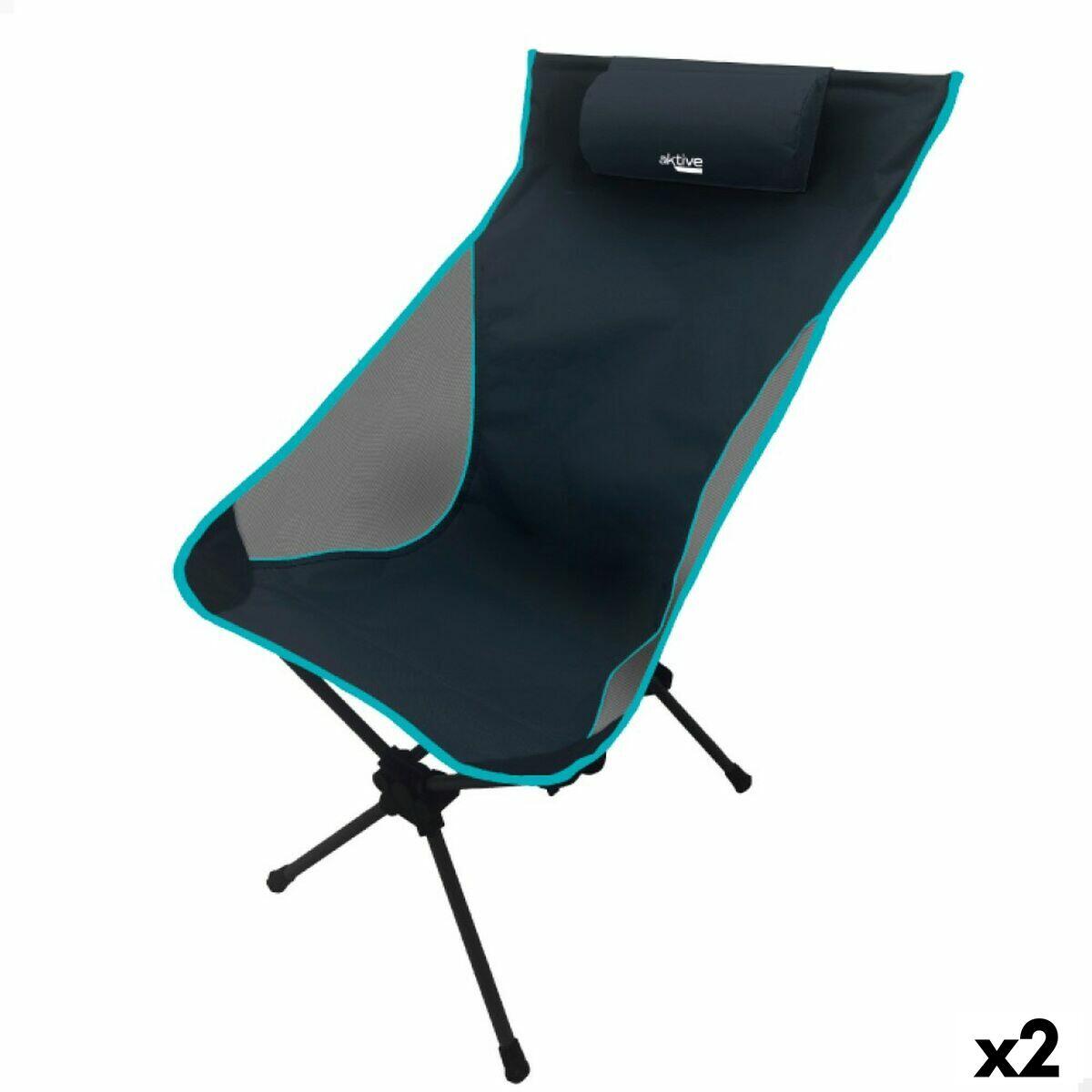 Aktive - Chaise De Camping Pliante Aktive 61 X 99 X 55 Cm - Siège Pliant - Multicolore - No Size - Decathlon