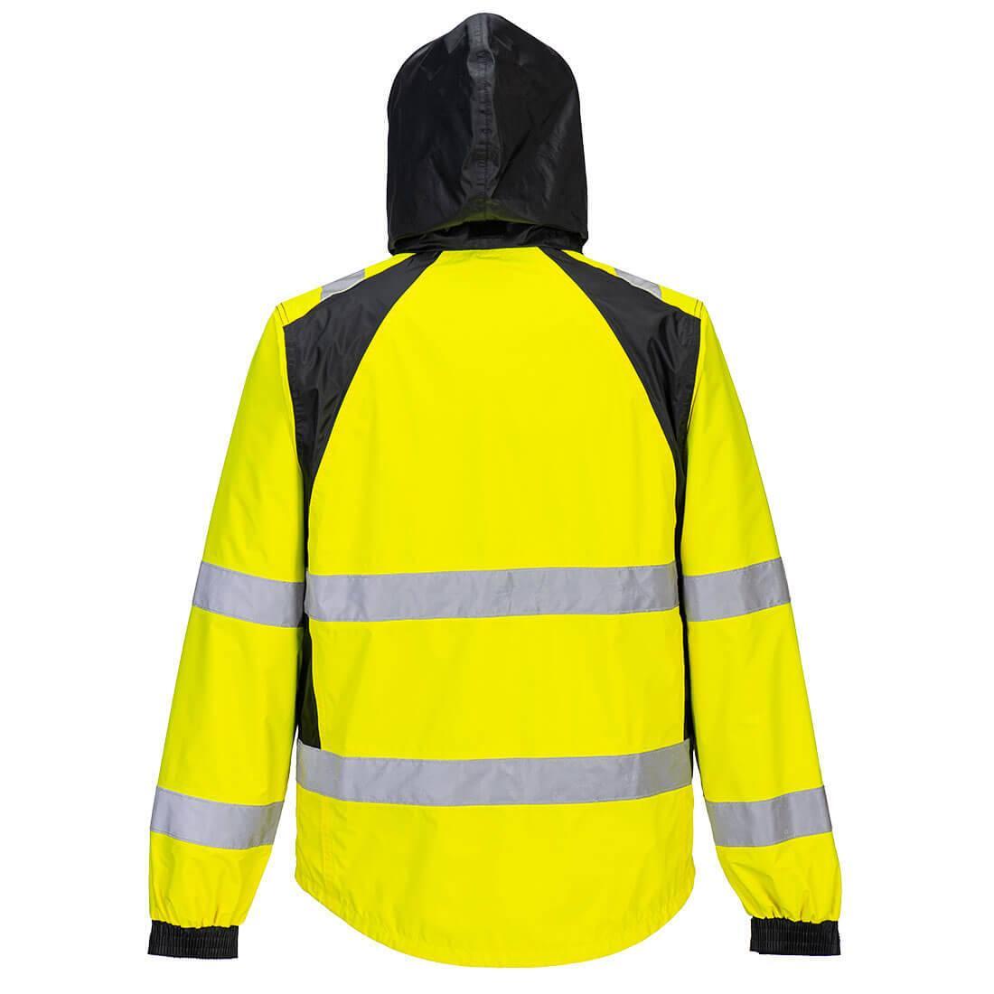 Unisex Adult WX2 HiVis Waterproof Jacket (Yellow/Black) 3/3