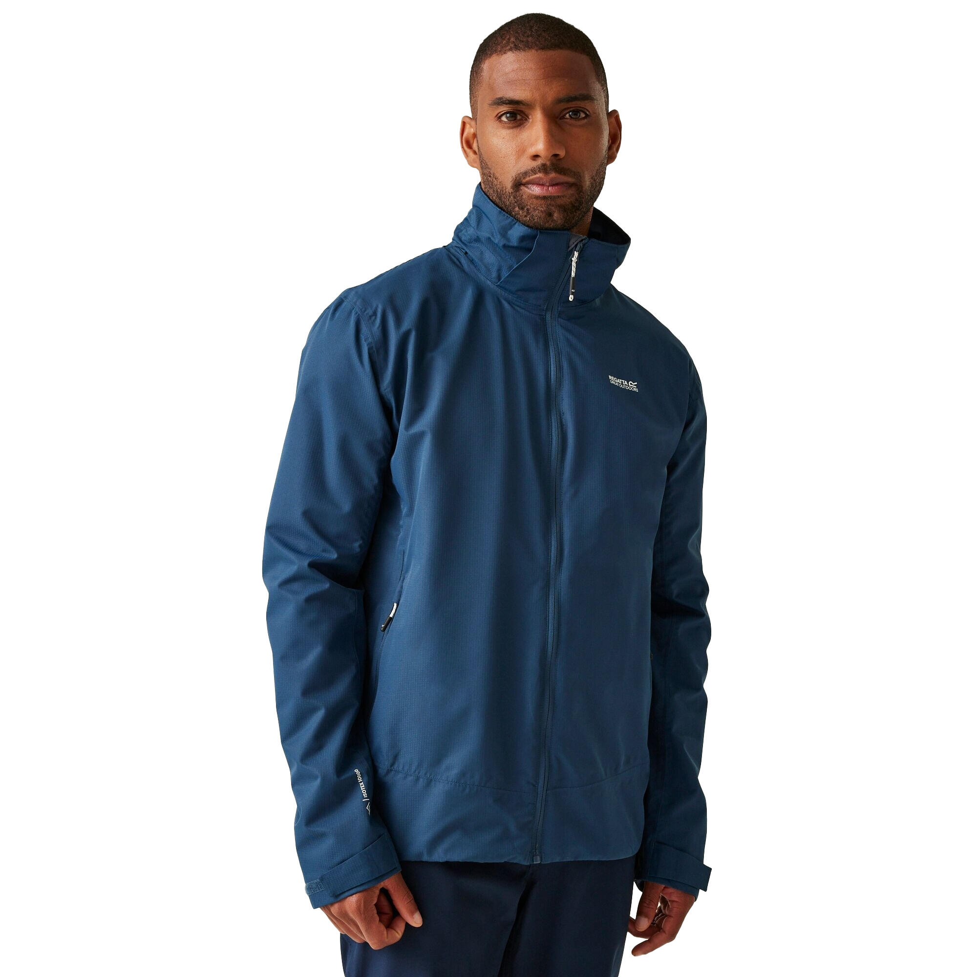 Heren Oakhowe Waterdichte Jas (Maanlicht Denim) 4/5