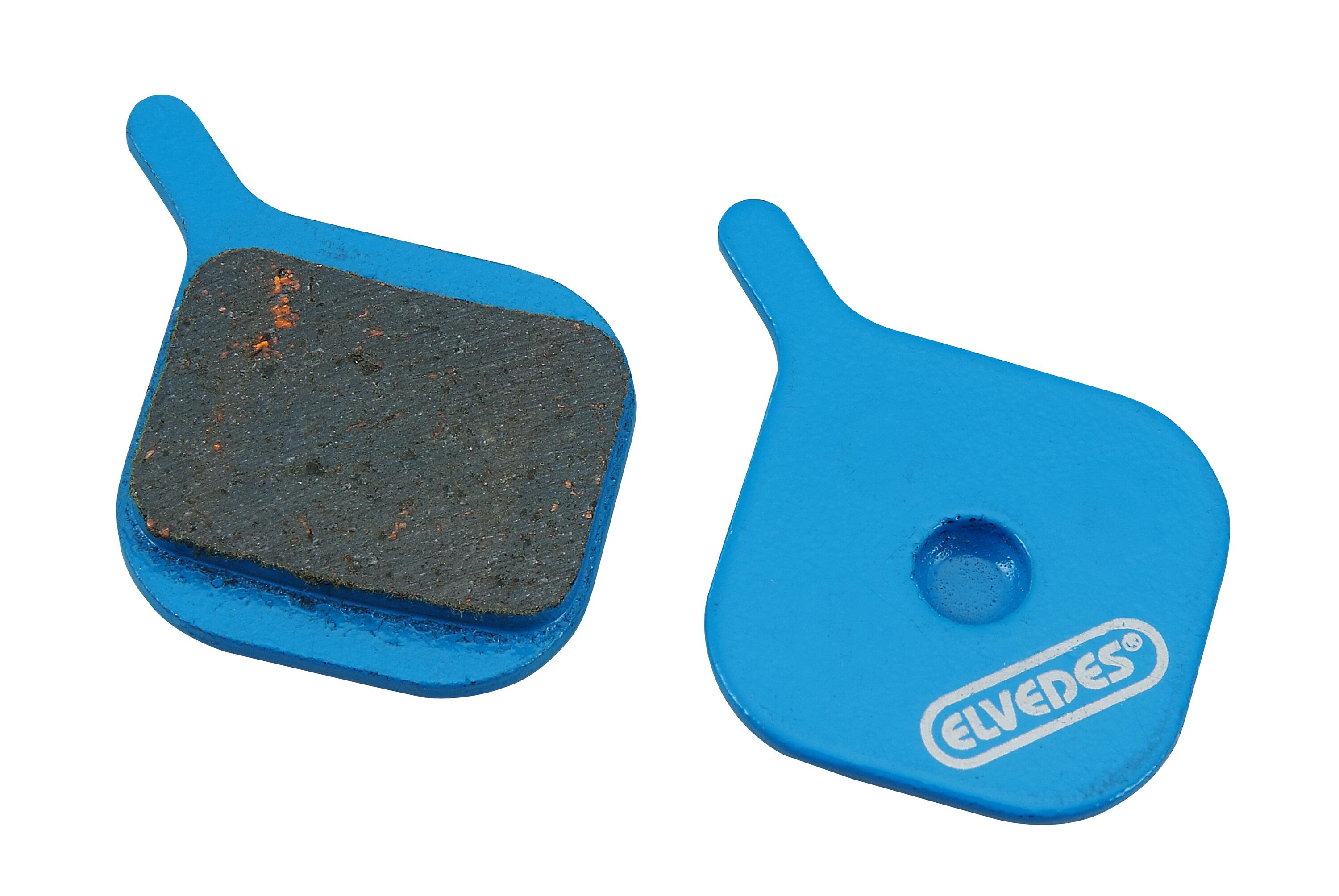 Par de pastillas de freno orgánicas para bicicleta Elvedes Cannondale Coda Calip 2/2