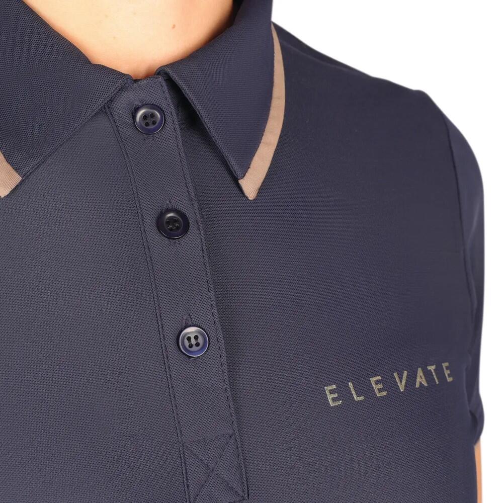 Womens/Ladies Elevate Allure Polo Shirt (Navy/Fossil) 3/4