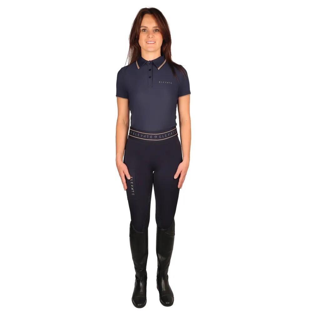 Womens/Ladies Elevate Allure Polo Shirt (Navy/Fossil) 4/4