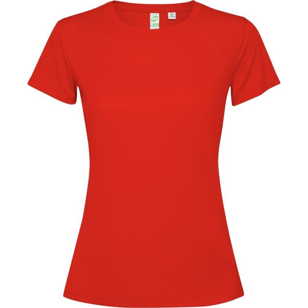 Womens/Ladies Estoril ShortSleeved TShirt (Red)