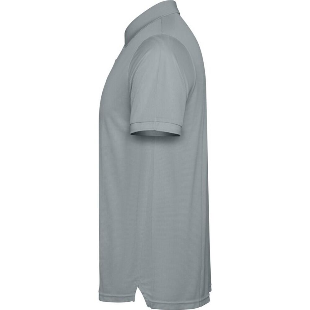 Heren Tormo Poloshirt met Korte Mouwen (Grijs) 3/4