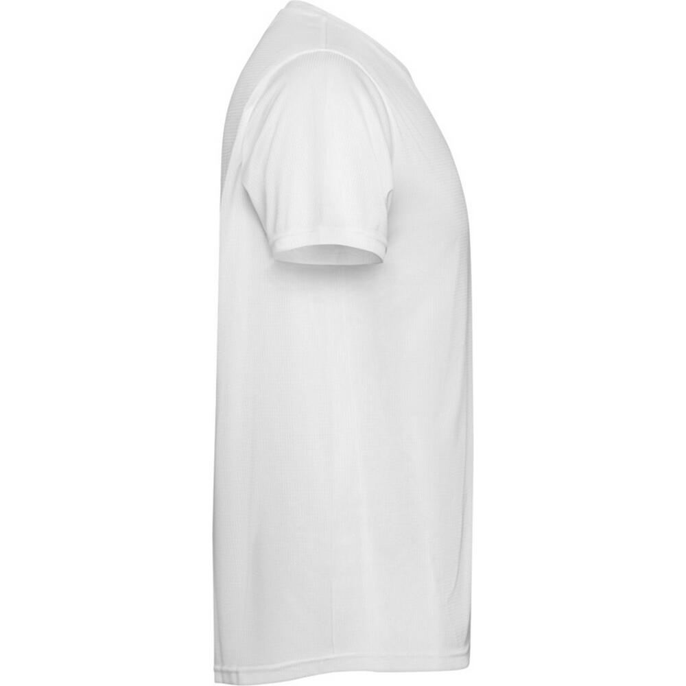 Heren Estoril Tshirt met korte mouwen (Wit) 4/4