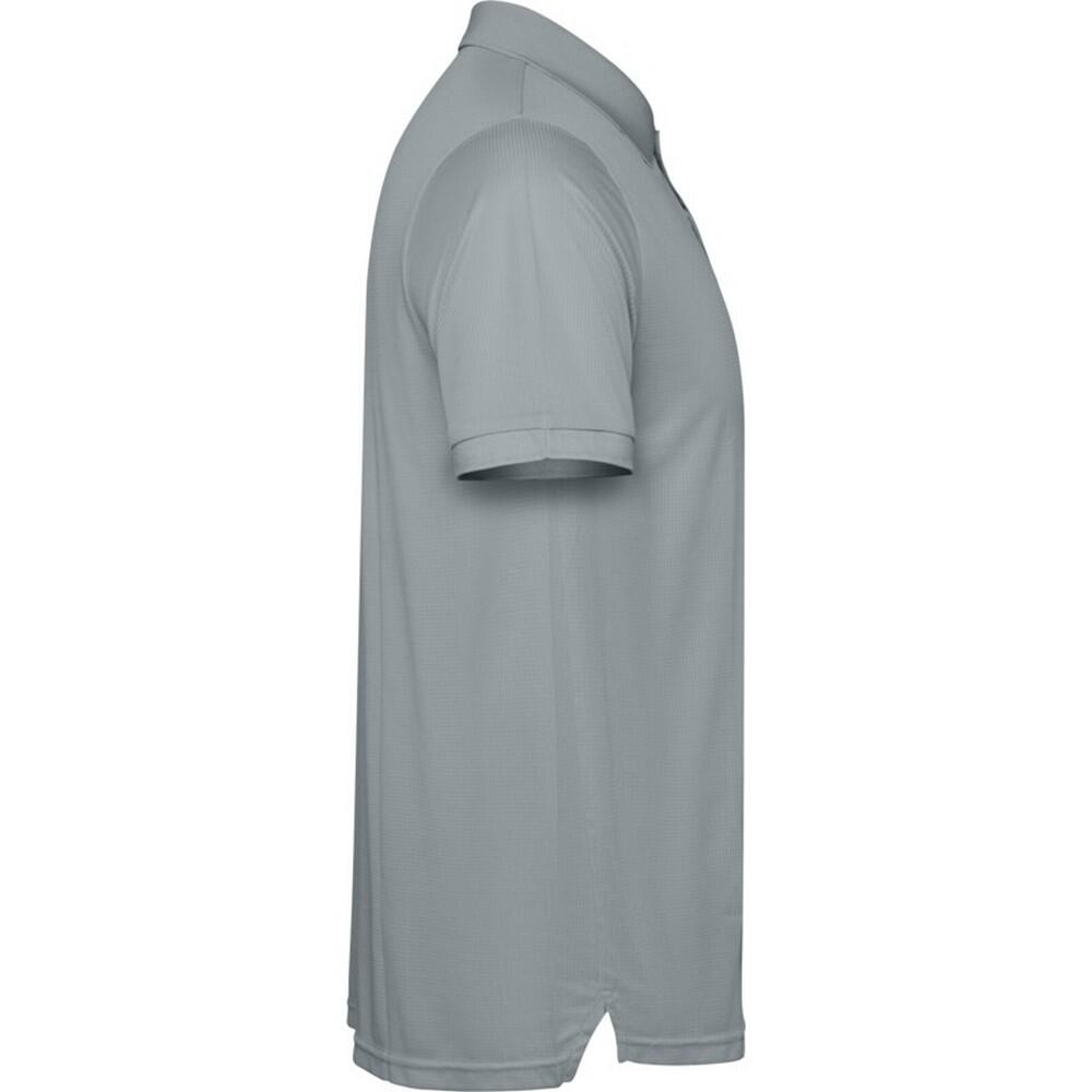 Heren Tormo Poloshirt met Korte Mouwen (Grijs) 4/4