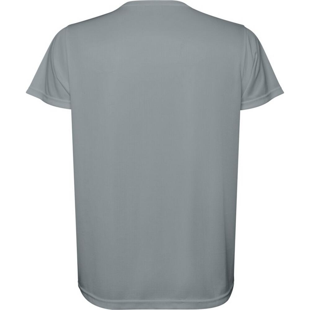 Heren Estoril Tshirt met korte mouwen (Grijs) 2/3