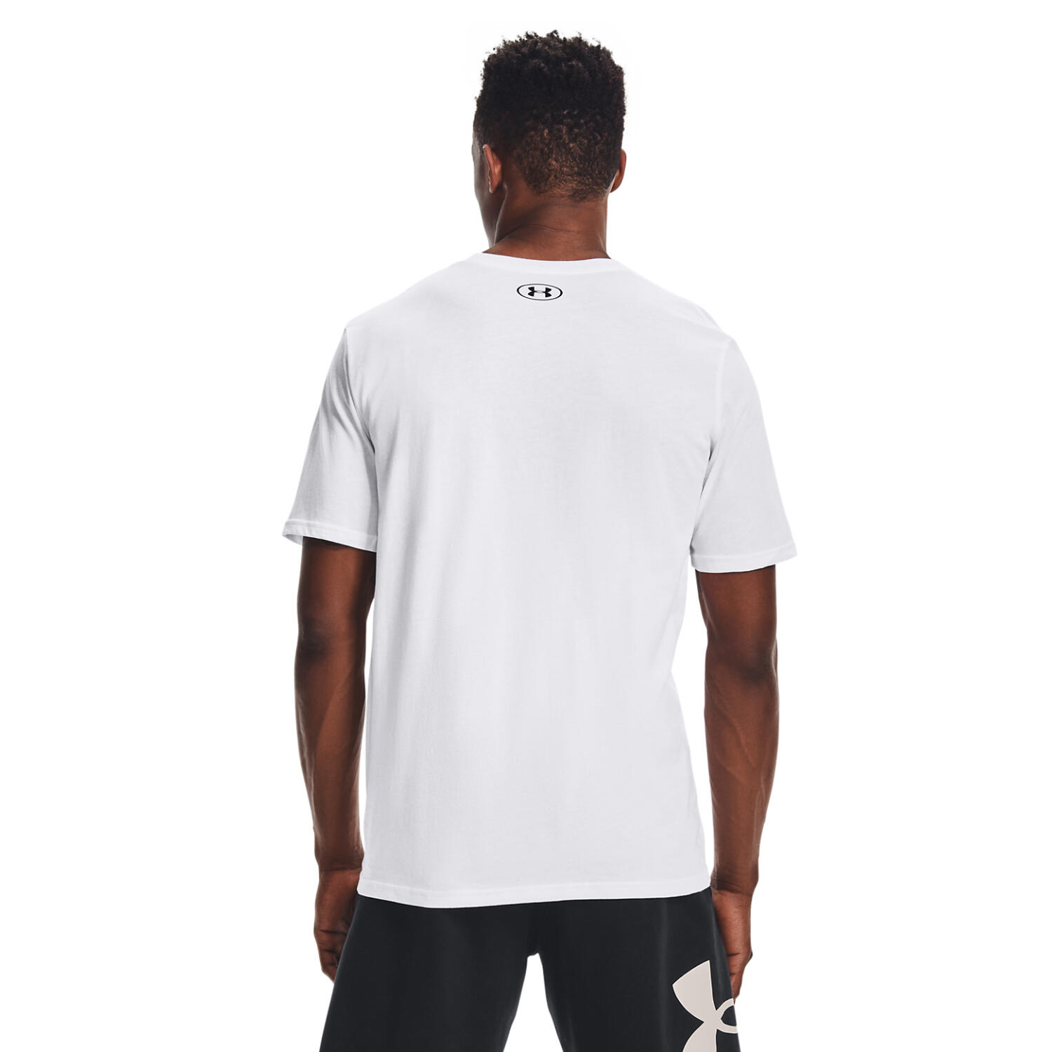 Mens Sportstyle ShortSleeved TShirt (White/Black) 3/4