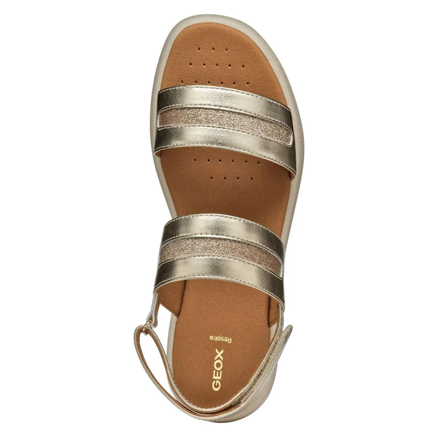 Sandales D CAMALEI Femme (Doré Clair) 4/4