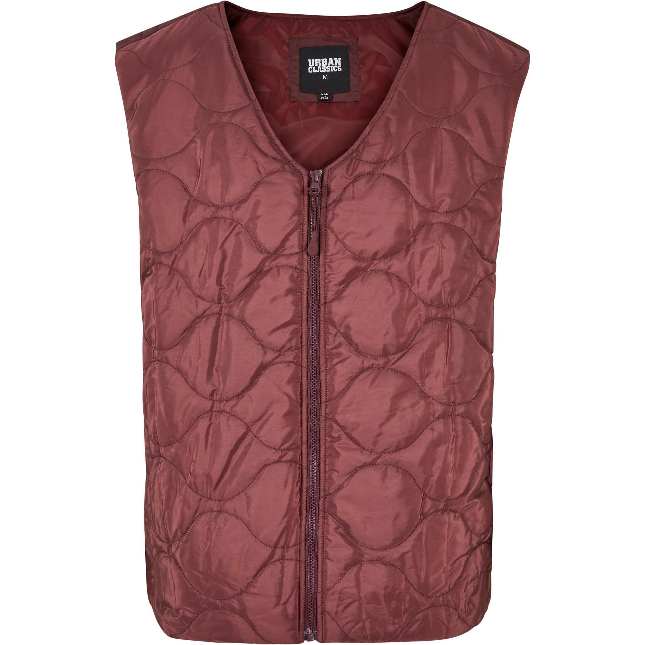 Urban Classics - Doudoune Sans Manche Zippée Urban Classics - Doudoune Synthétique - Marron|rouge - 40 M - Decathlon