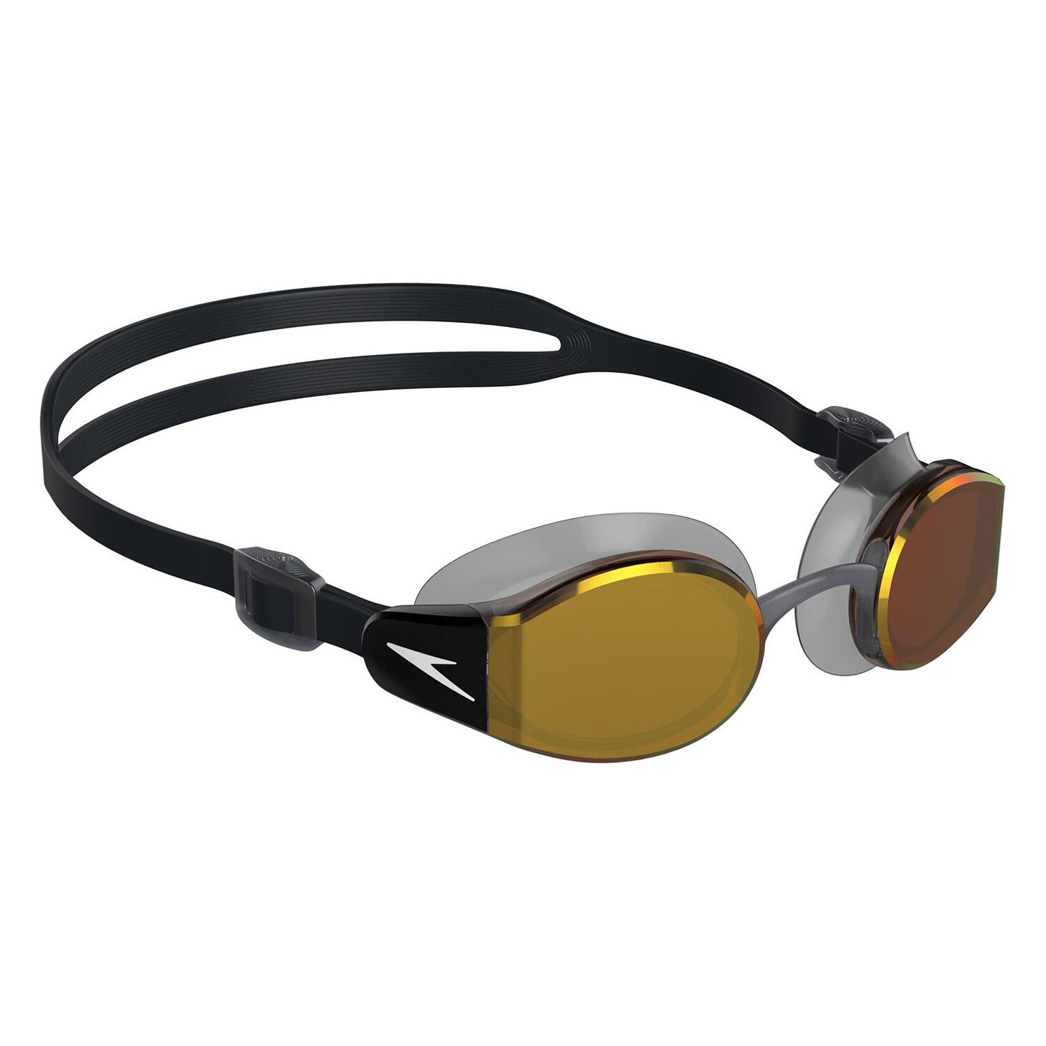 Occhialini Da Nuoto Uomo Speedo Mariner Pro Nero Arancio 2/2