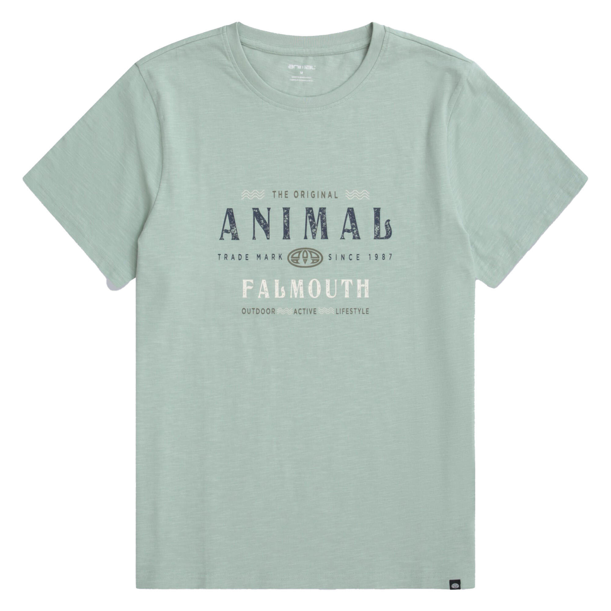 Mens Jacob Falmouth TShirt (Green) 1/2
