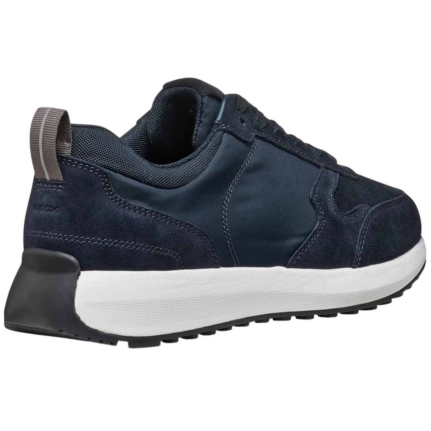 Mens U Volpiano Suede Trainers (Navy) 2/4