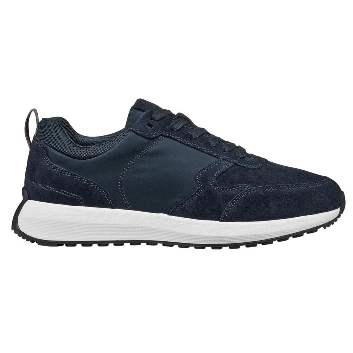 Mens U Volpiano Suede Trainers (Navy) 3/4