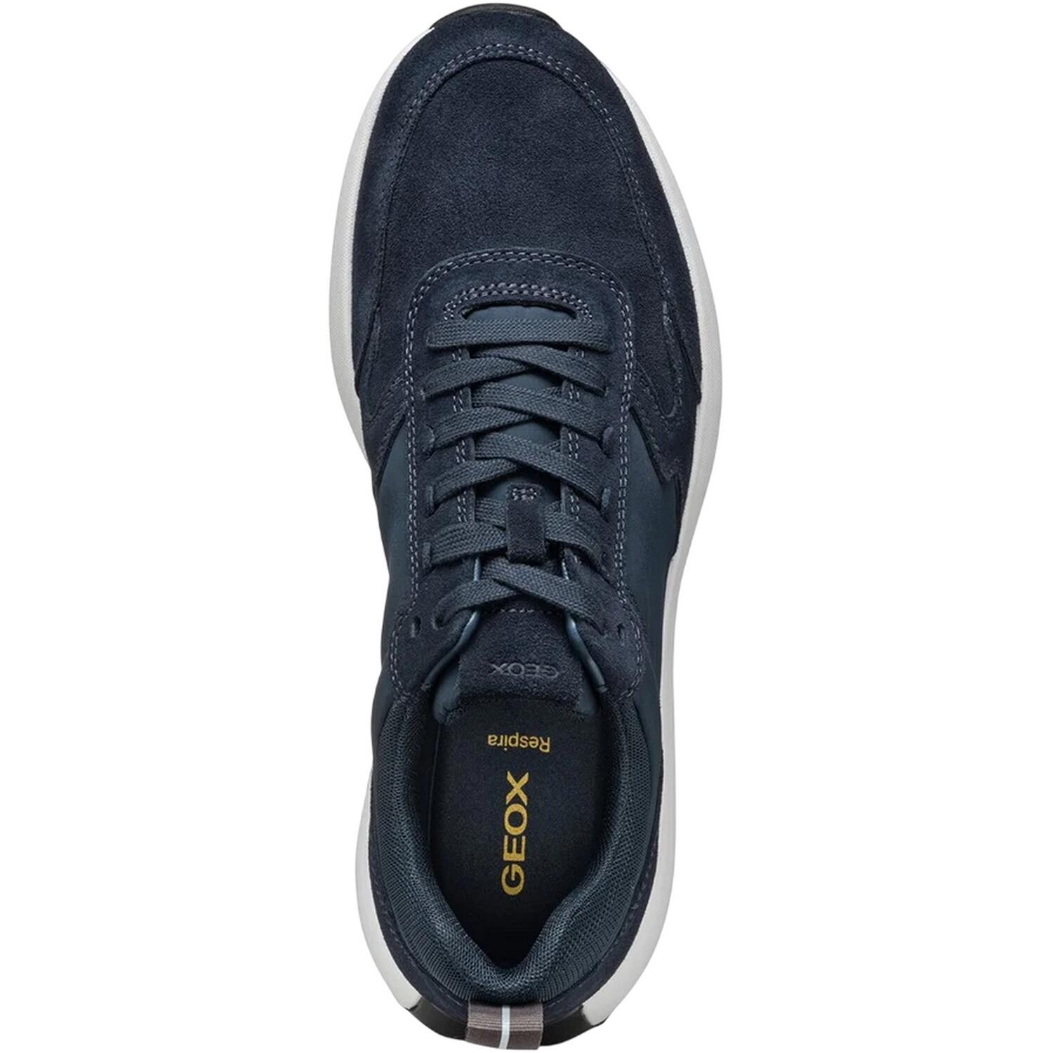 Mens U Volpiano Suede Trainers (Navy) 4/4