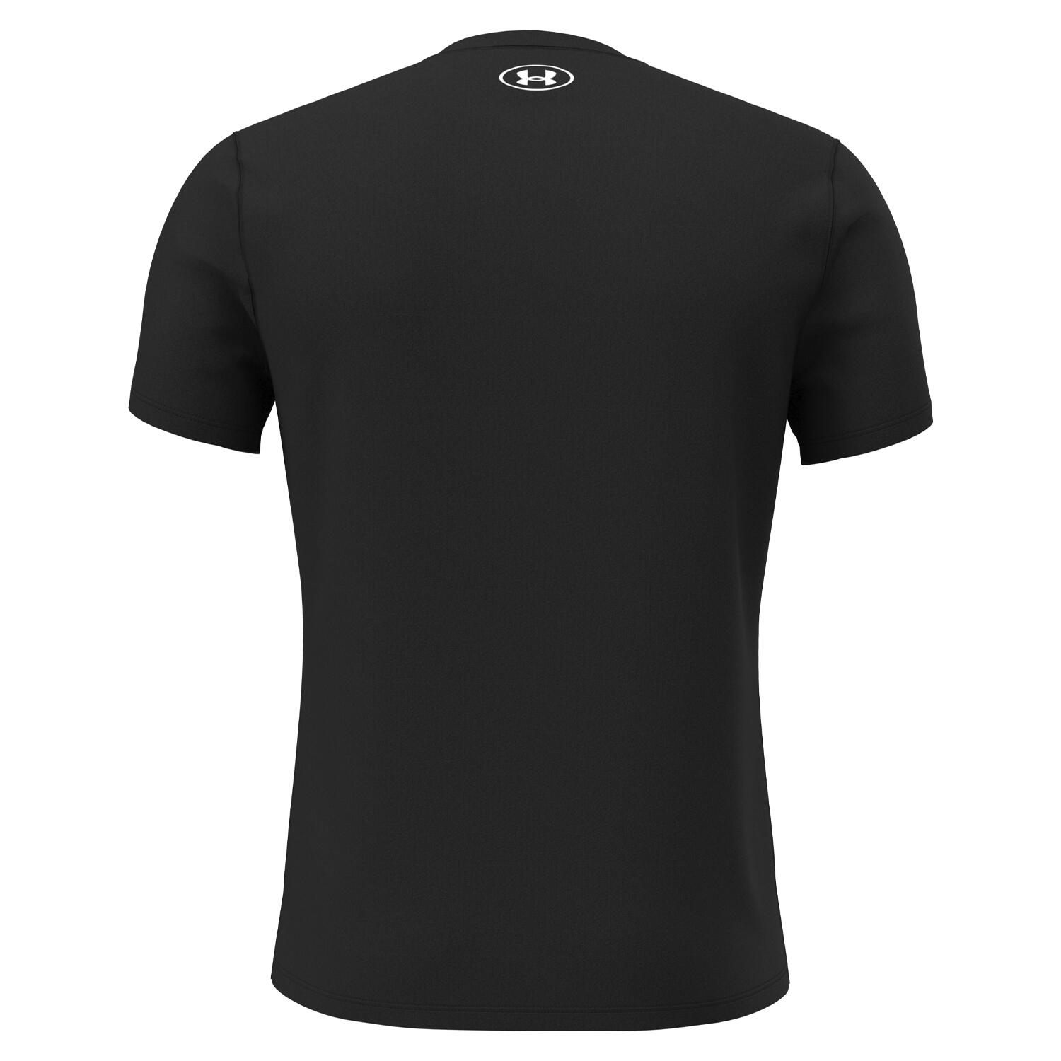 Unisex Adult HeatGear TShirt (Black) 2/4