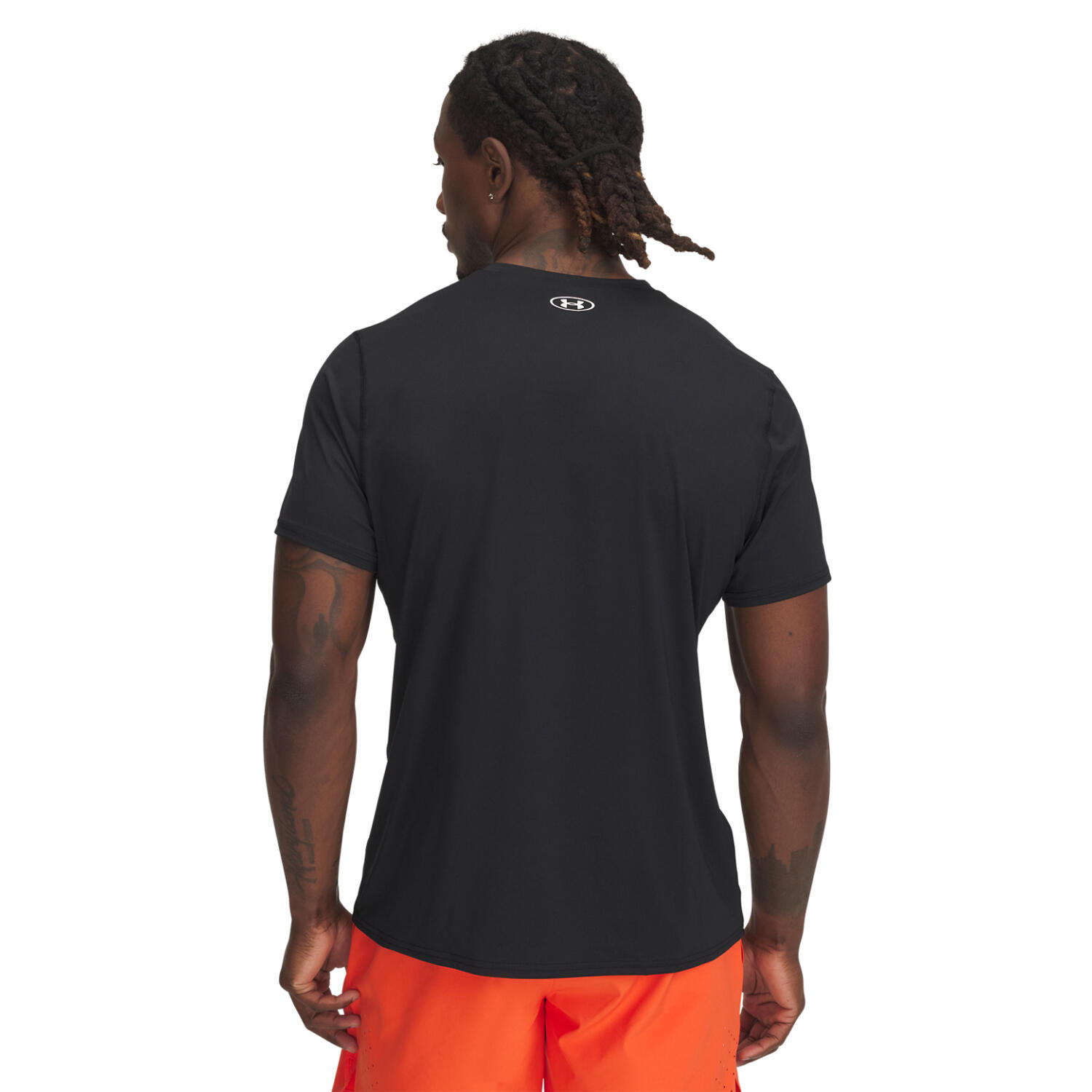 Unisex Adult HeatGear TShirt (Black) 3/4