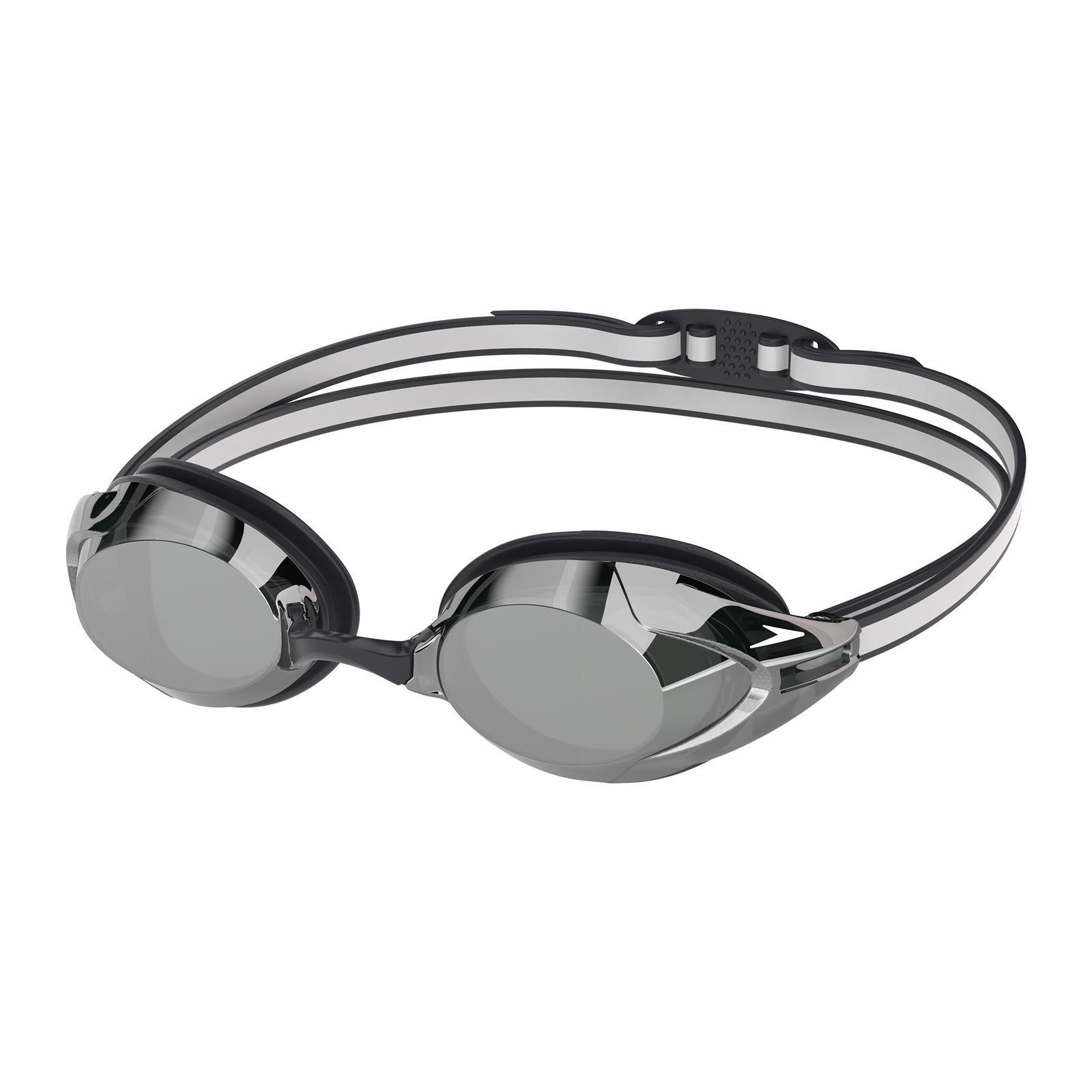 SPEEDO Womens/Ladies Vanquisher 3.0 Mirrored Goggles (Black)