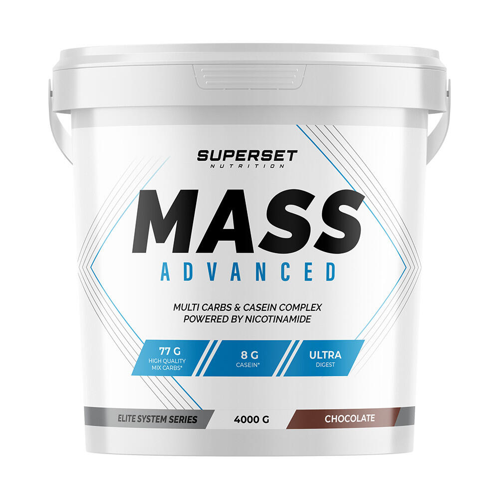 SUPERSET NUTRITION Stijgers - Massa Gevorderd (4kg) - Chocolade