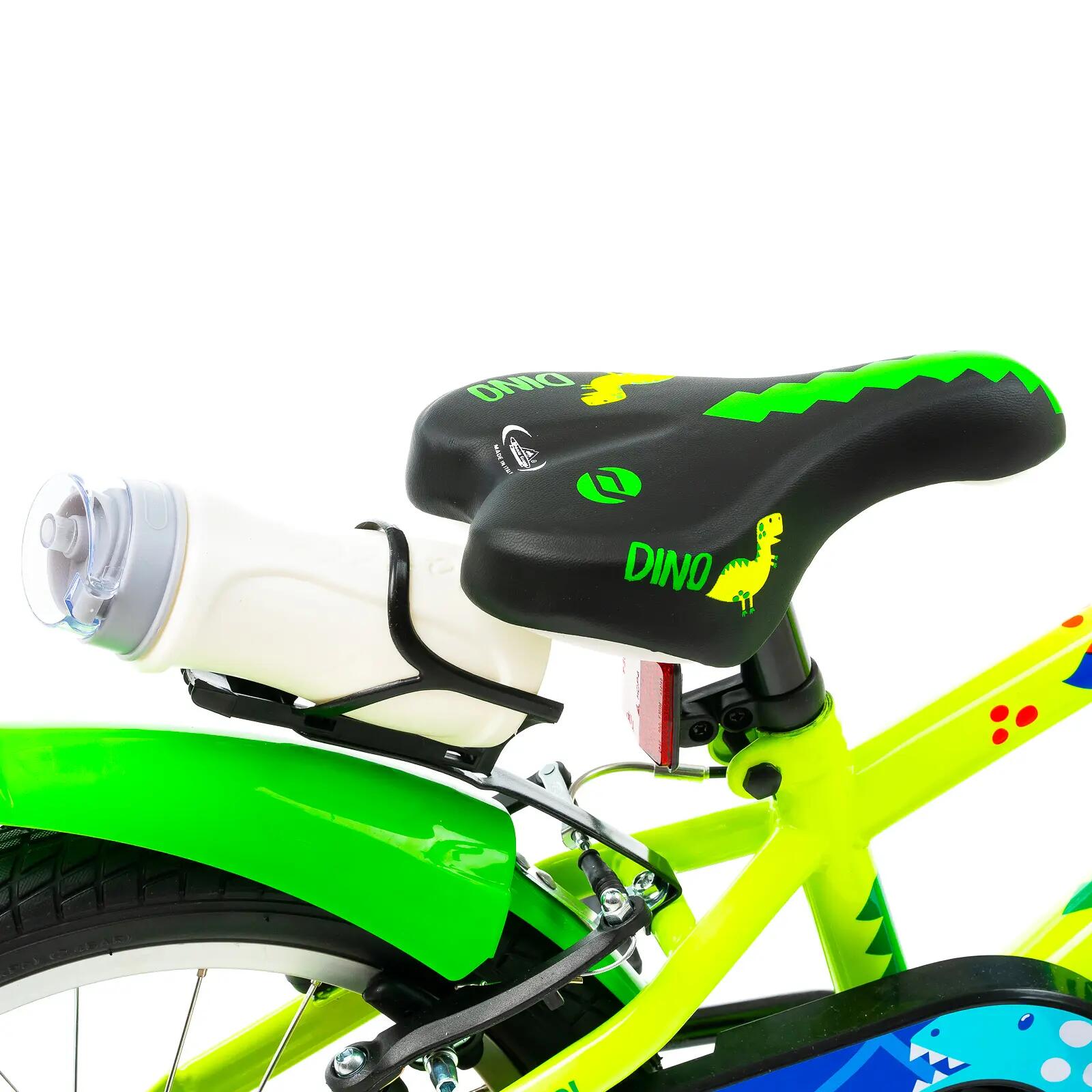 Bicicletta per bambini DHS Dino - 16 pollici, Verde 7/7