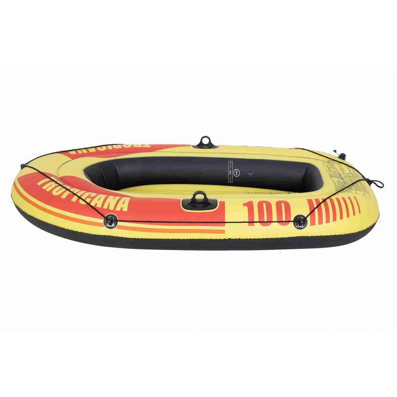 Barca Tropicana JILONG 100-22, 185 cm x 98 cm x 28 cm, maro/galben