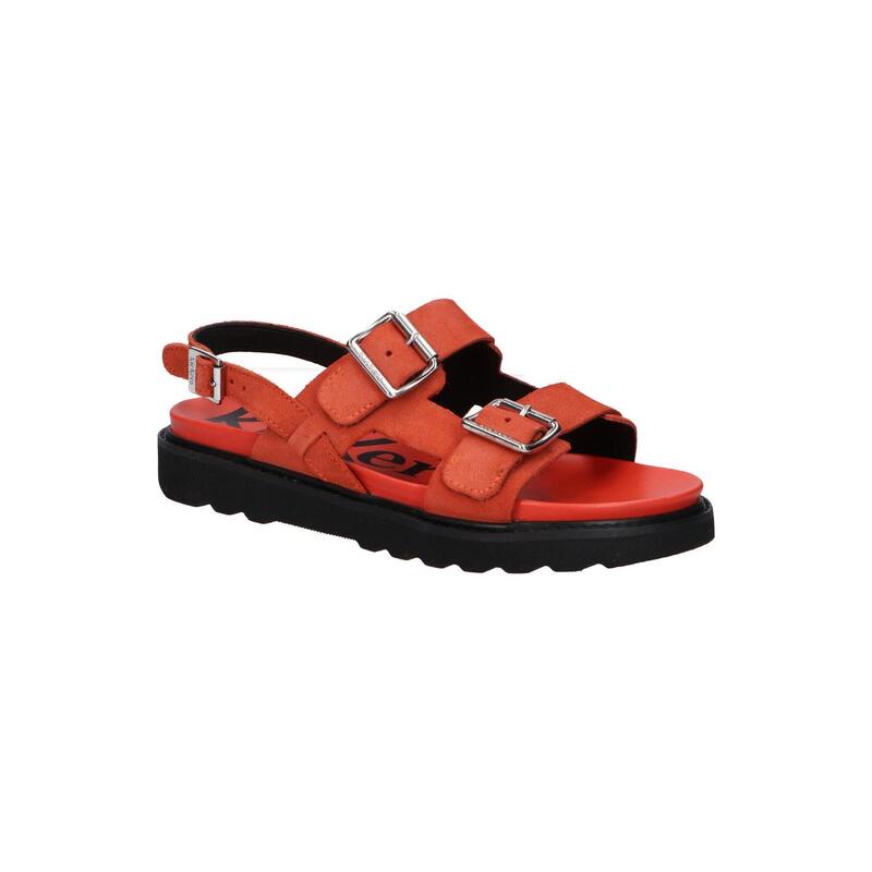 Sandales Kickers Modèle Neosummer Couleur Rouge